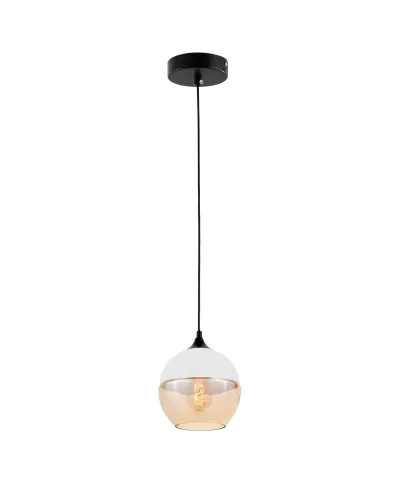 LAMPA WISZĄCA LOFT INDUSTRIALNA BIAŁA ALBION