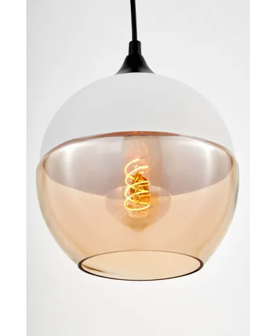 LAMPA WISZĄCA LOFT INDUSTRIALNA BIAŁA ALBION