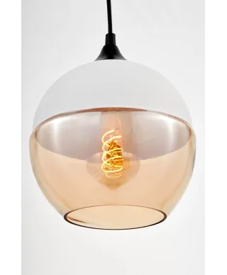 LAMPA WISZĄCA LOFT INDUSTRIALNA BIAŁA ALBION