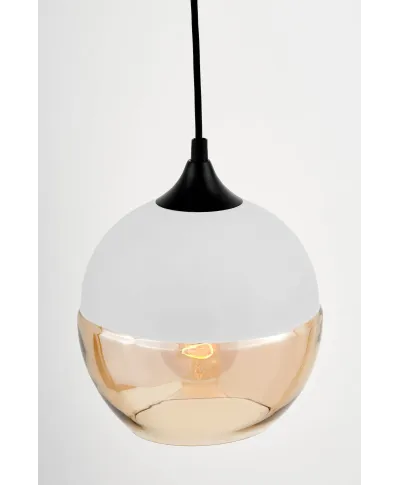 LAMPA WISZĄCA LOFT INDUSTRIALNA BIAŁA ALBION