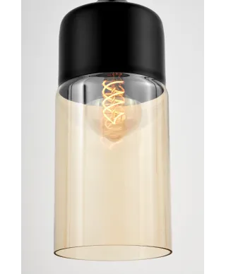 LAMPA WISZĄCA LOFT INDUSTRIALNA CZARNA ZENIA