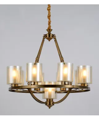 LAMPA WISZĄCA LOFT MOSIĘŻNA SANTINI W9