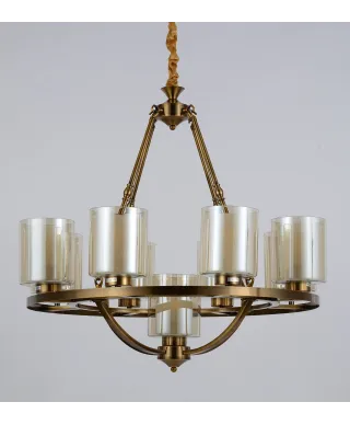 LAMPA WISZĄCA LOFT MOSIĘŻNA SANTINI W9