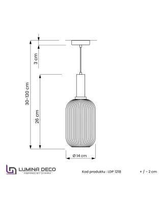 LAMPA WISZĄCA LOFT BIAŁA RICO