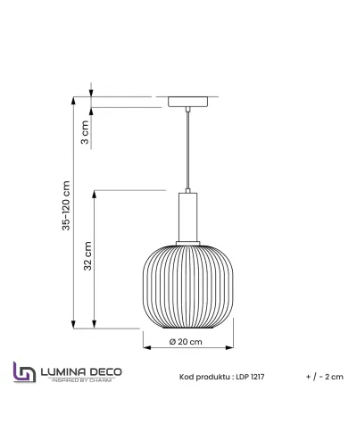 LAMPA WISZĄCA LOFT DYMIONA GATO