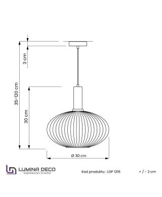 LAMPA WISZĄCA LOFT DYMIONA FLORI