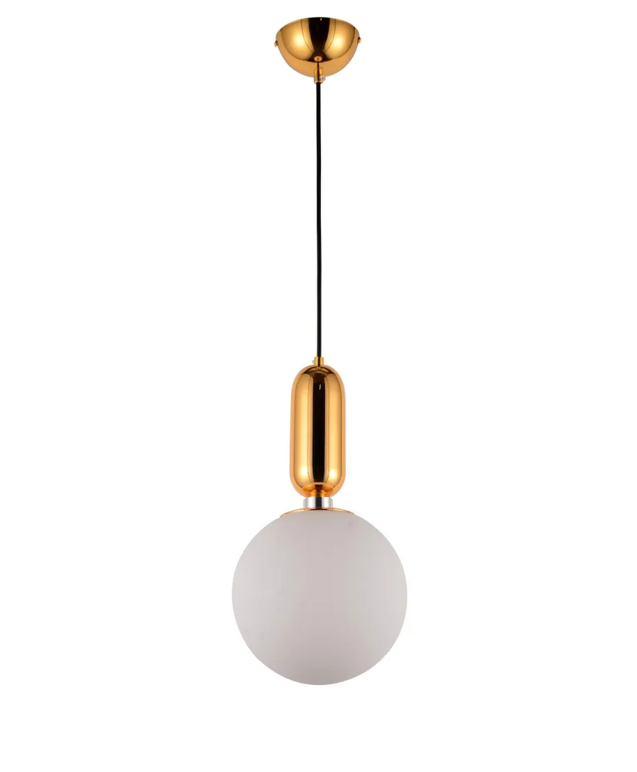 NOWOCZESNA LAMPA WISZĄCA ZŁOTA ORITO D20