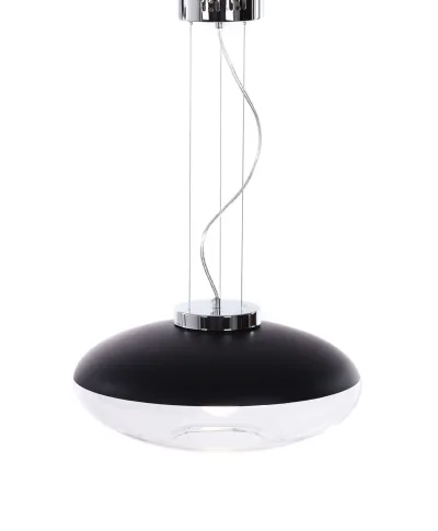 NOWOCZESNA LAMPA WISZĄCA CZARNA RAVEO D40