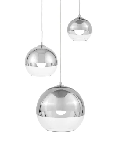 NOWOCZESNA LAMPA WISZĄCA CHROMOWANA VERONI TRIO