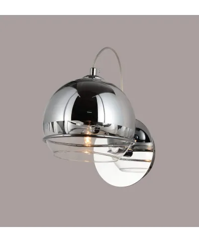 LAMPA ŚCIENNA KINKIET NOWOCZESNY CHROMOWANY VERONI