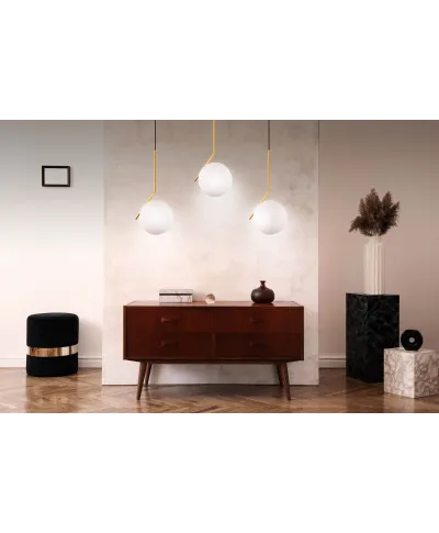 NOWOCZESNA LAMPA WISZĄCA ZŁOTA SORENTO D20