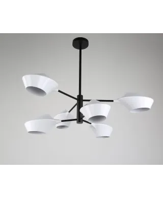 NOWOCZESNA LAMPA WISZĄCA BIAŁA ROMINA W6