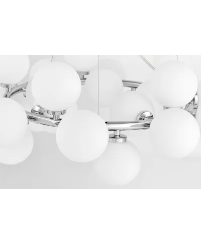 NOWOCZESNA LAMPA WISZĄCA CHROMOWANA MARSIADA W25