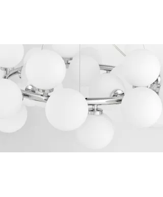 NOWOCZESNA LAMPA WISZĄCA CHROMOWANA MARSIADA W25