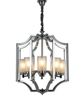 LAMPA WISZĄCA LOFT CHROMOWANA VIGATTO W8