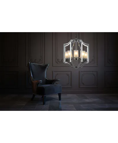 LAMPA WISZĄCA LOFT CHROMOWANA VIGATTO W8