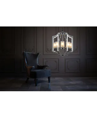 LAMPA WISZĄCA LOFT CHROMOWANA VIGATTO W8