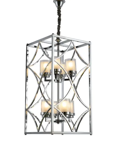 LAMPA WISZĄCA LOFT CHROMOWANA QUADRATO DUO