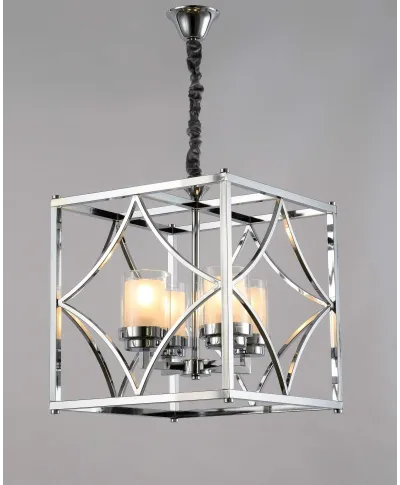 LAMPA WISZĄCA LOFT CHROMOWANA QUADRATO