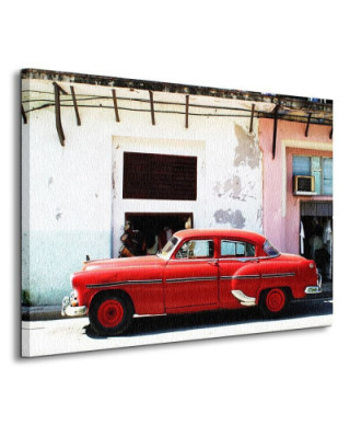 Havana Cuba - cadillac - Obraz na płótnie