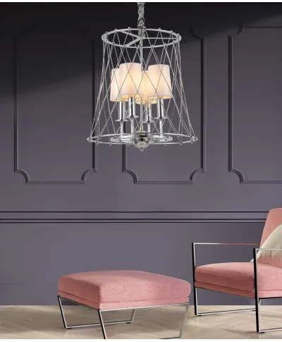 NOWOCZESNA LAMPA WISZĄCA CHROMOWANA BERTON