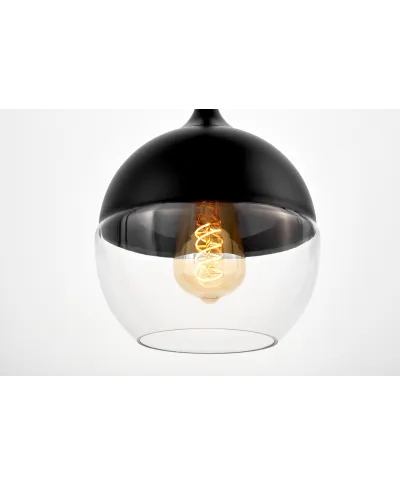 LAMPA WISZĄCA LOFT INDUSTRIALNA CZARNA ALBION NEW