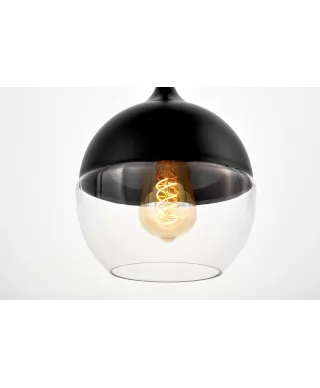 LAMPA WISZĄCA LOFT INDUSTRIALNA CZARNA ALBION NEW