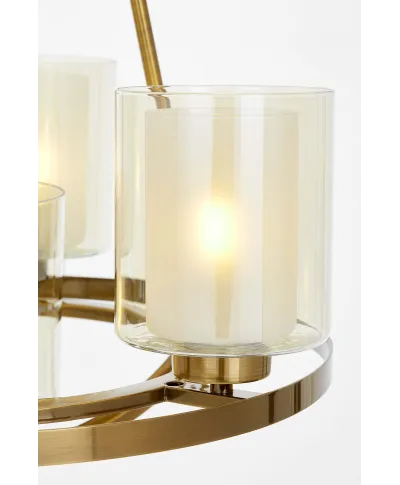 LAMPA WISZĄCA LOFT MOSIĘŻNA SANTINI W4