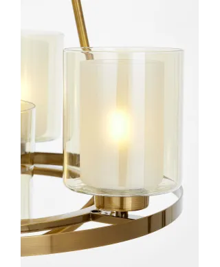 LAMPA WISZĄCA LOFT MOSIĘŻNA SANTINI W4