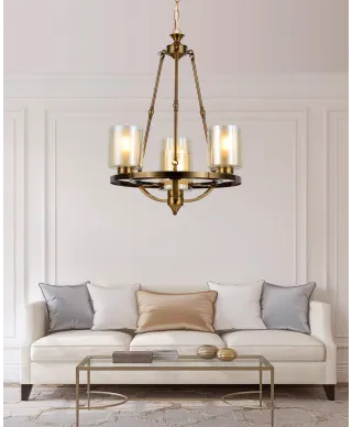 LAMPA WISZĄCA LOFT MOSIĘŻNA SANTINI W4