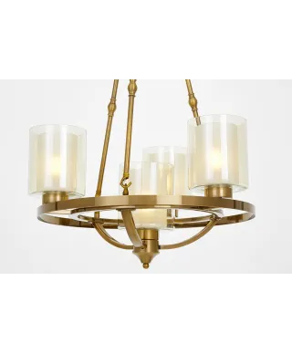 LAMPA WISZĄCA LOFT MOSIĘŻNA SANTINI W4