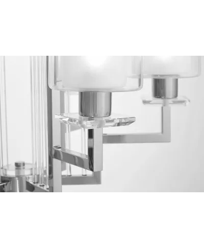 NOWOCZESNA LAMPA WISZĄCA CHROMOWANA MANHATTAN