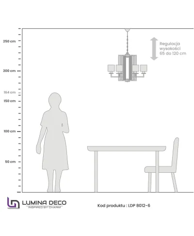 NOWOCZESNA LAMPA WISZĄCA CHROMOWANA MANHATTAN