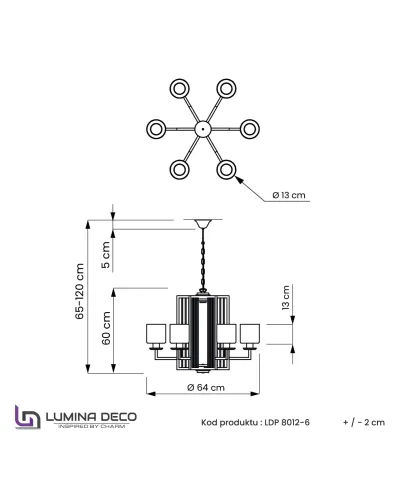 NOWOCZESNA LAMPA WISZĄCA CHROMOWANA MANHATTAN
