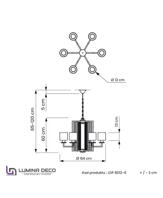NOWOCZESNA LAMPA WISZĄCA CHROMOWANA MANHATTAN