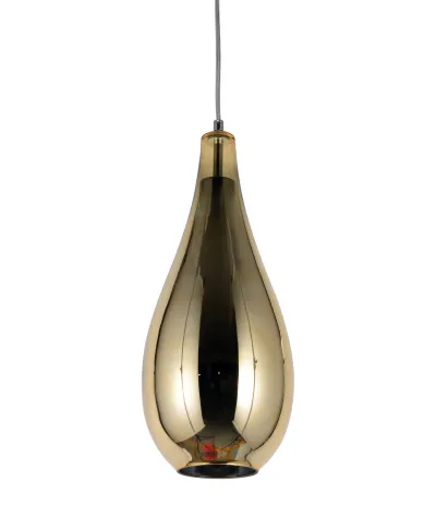 NOWOCZESNA LAMPA WISZĄCA SZKLANA ZŁOTA LAURIS