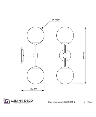 LAMPA ŚCIENNA KINKIET LOFTOWY CZARNY ZODIAK W2