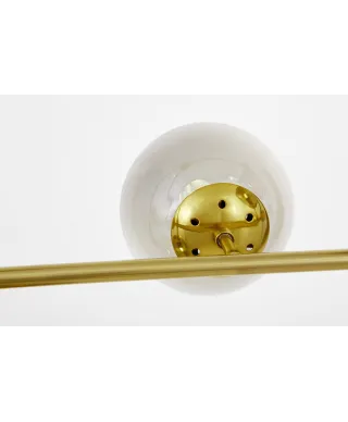 NOWOCZESNA LAMPA WISZĄCA MOSIĘŻNA CEREDO W6