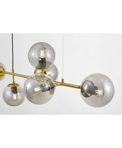 NOWOCZESNA LAMPA WISZĄCA MOSIĘŻNA CEREDO W6