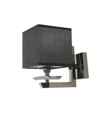 LAMPA ŚCIENNA KINKIET Z CZARNYMI ABAŻURAMI FIANELO W1