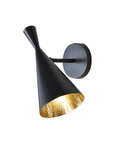 LAMPA ŚCIENNA KINKIET LOFTOWY CZARNY FOGGI W1