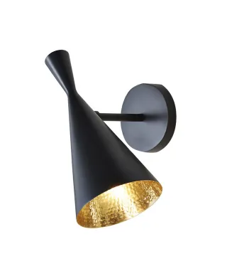 LAMPA ŚCIENNA KINKIET LOFTOWY CZARNY FOGGI W1