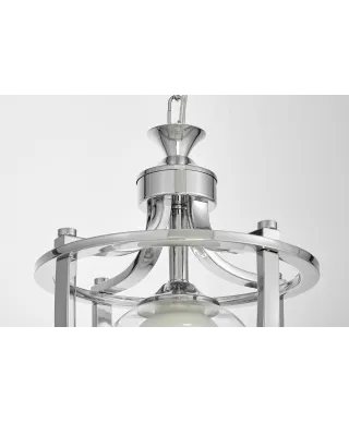 LAMPA WISZĄCA LOFT CHROMOWANA BROOKLYN W1