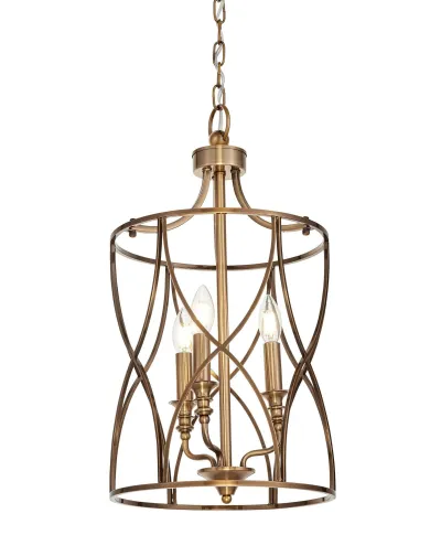 LAMPA SUFITOWA ART DECO MOSIĘŻNA ELMONT W3