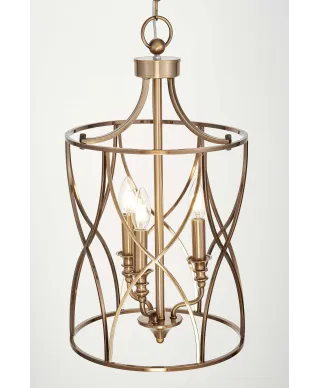 LAMPA SUFITOWA ART DECO MOSIĘŻNA ELMONT W3