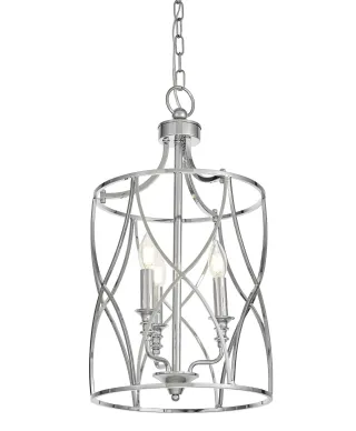 LAMPA SUFITOWA ART DECO CHROMOWANA ELMONT W3