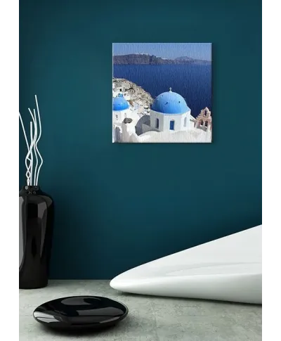 Kościoły na Santorini, Cyklady, Grecja - Obraz na płótnie