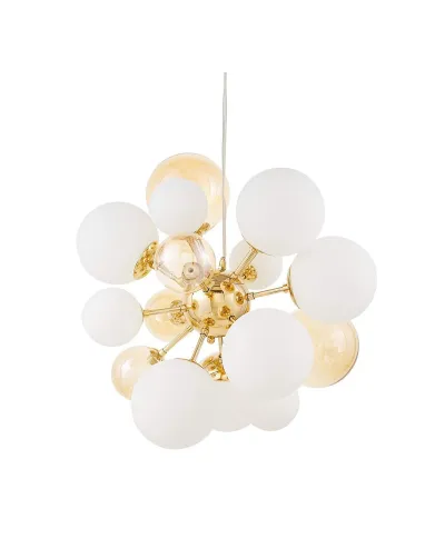 NOWOCZESNA LAMPA WISZĄCA ZŁOTA GALAKSIDA W10
