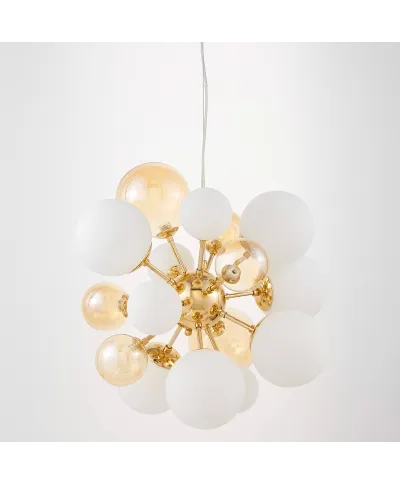NOWOCZESNA LAMPA WISZĄCA ZŁOTA GALAKSIDA W10