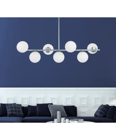 NOWOCZESNA LAMPA WISZĄCA CHROMOWANA FREDICA W7